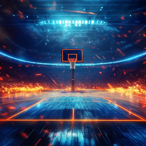 篮球场中央设计