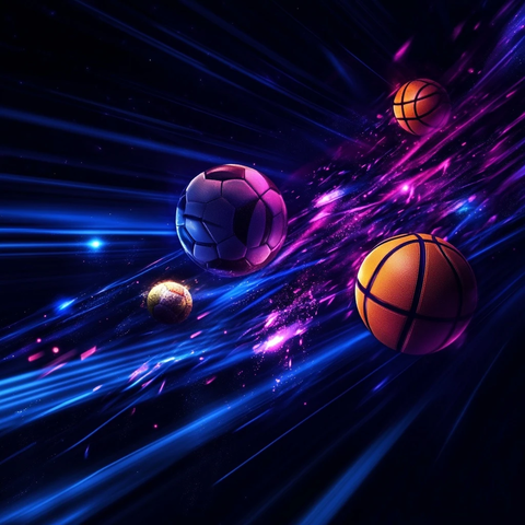 蓝紫光束速度球类运动