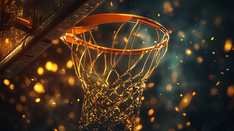 篮球球员扣篮瞬间