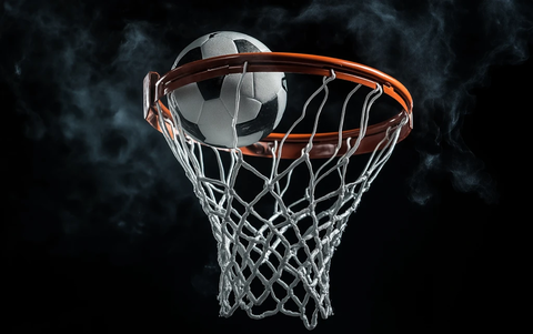 篮球框与足球入篮