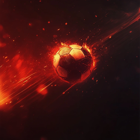 足球场上的激情瞬间