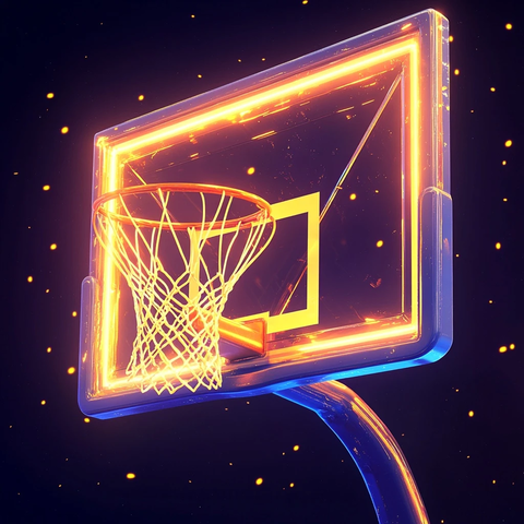 篮球金色光泽质感