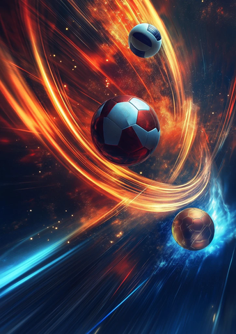 动感体育球类爆炸能量图案