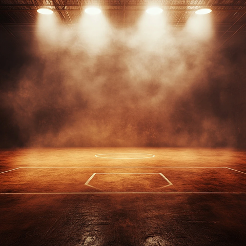 运动场灯光模糊背景