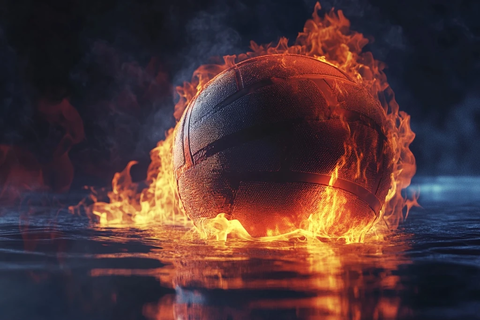 排球水中燃烧