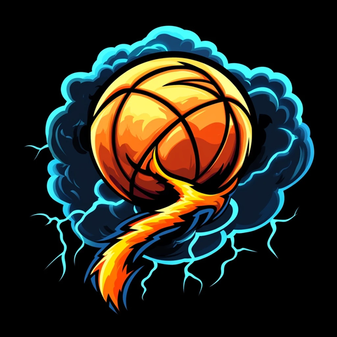 雷霆少年篮球队标志