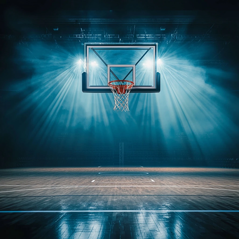 专业篮球场篮球架灯光