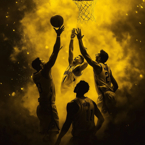 篮球比赛压哨投篮瞬间