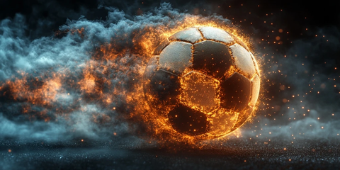 足球飞舞烟雾光效