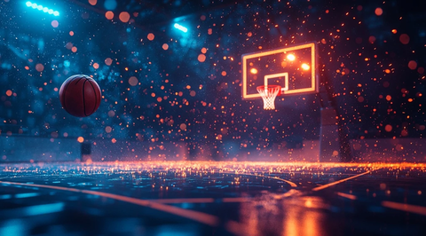 篮球比赛动态灯光效果