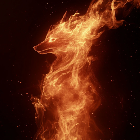 火焰狐头影挑战神态