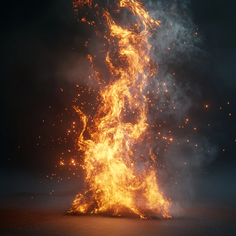 火焰特效燃烧游戏渲染