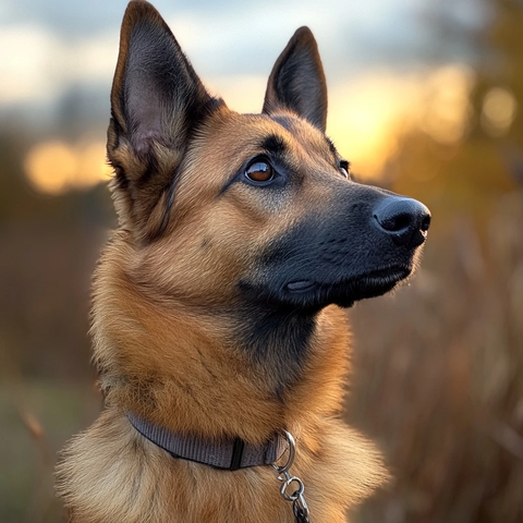 短毛马利努阿犬自然中