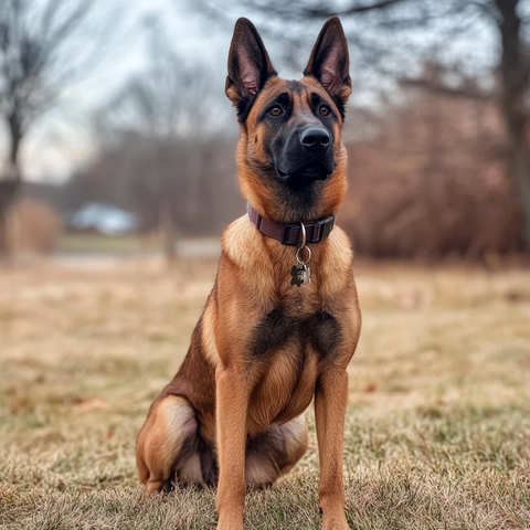 比利时玛利诺犬工作场景