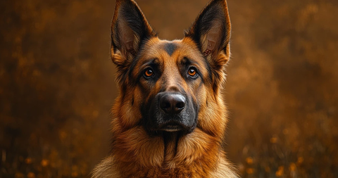 德国牧羊犬肖像