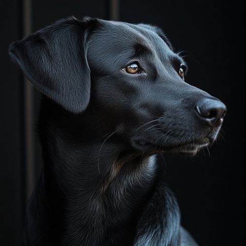 黑拉布拉多混血犬种