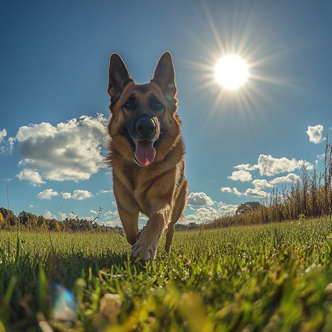 德国牧羊犬追踪比赛