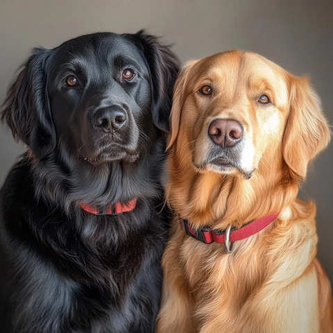 斯坦利和斯坦珀的红项圈犬