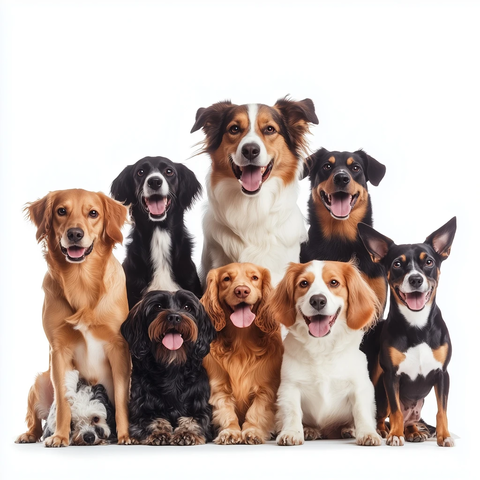 多种狗品种集合