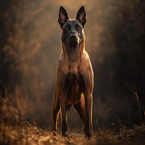 马里努阿犬特写锐利眼神