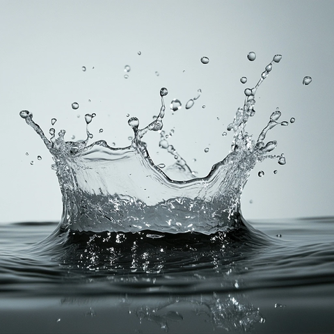 水面水花平滑水纹