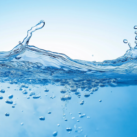 蓝色水波纹水面