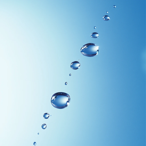 水滴飞舞蓝光背景