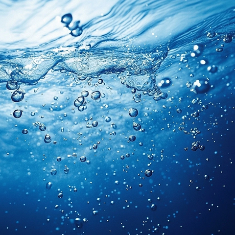 水面泡泡水波纹背景