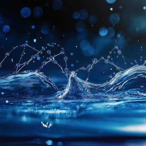 水花科技线条喷溅效果