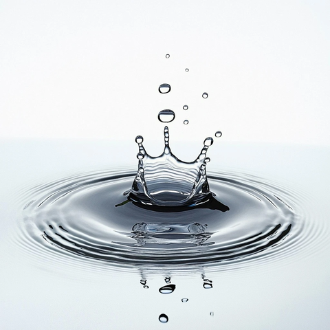 水面倒影白色背景