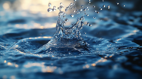 水滴特写与细腻光影