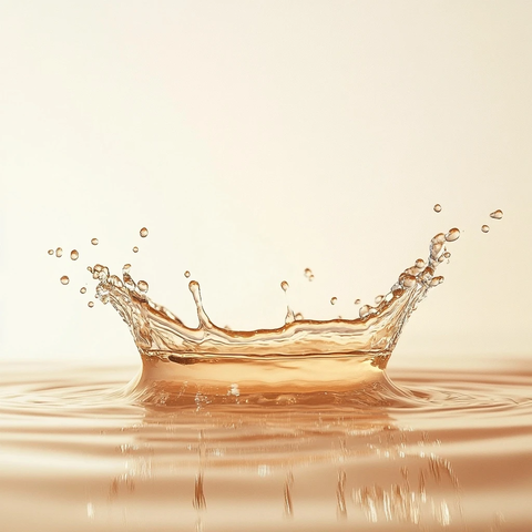 水滴飞溅白色背景