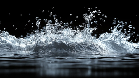 水花飞溅网络结晶