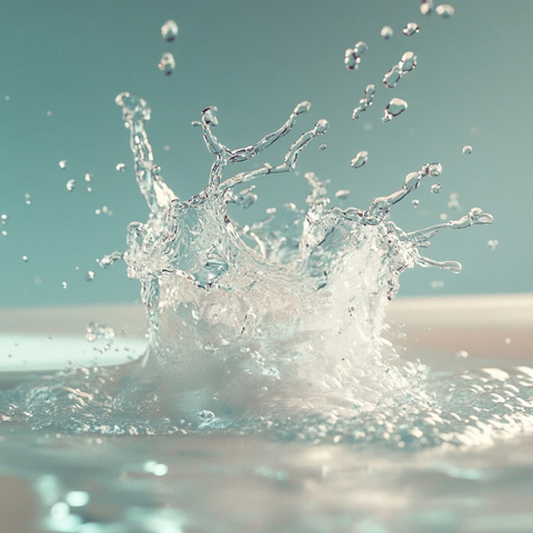 水净化服务水花飞溅