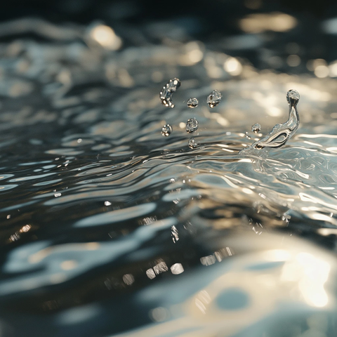 水波纹细节特写