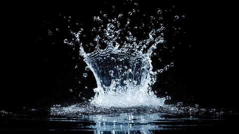 水花飞溅迎面而来