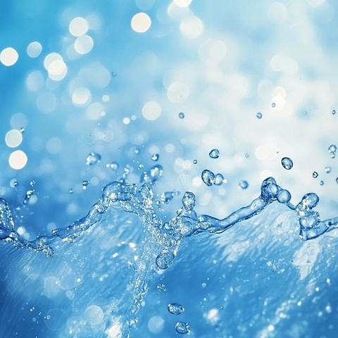 水滴光泽轻盈泡沫动态效果