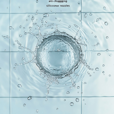 抗堵塞硅胶喷嘴广告