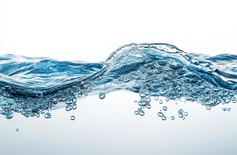 水波泡泡近景特写