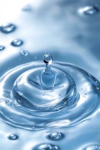 显微镜镜头下的液体样本