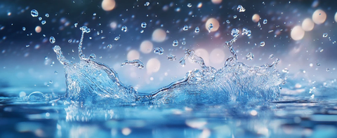 水滴飞溅与防水元素