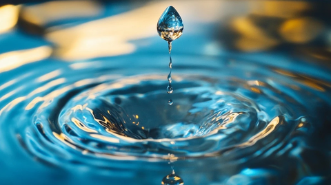 水滴激起涟漪效果