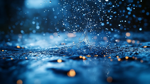 雨滴喷雾渲染效果