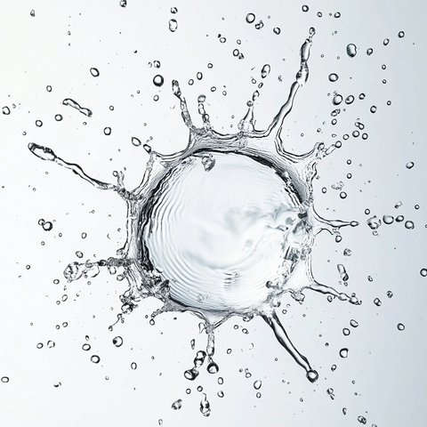 水滴成阳光形态