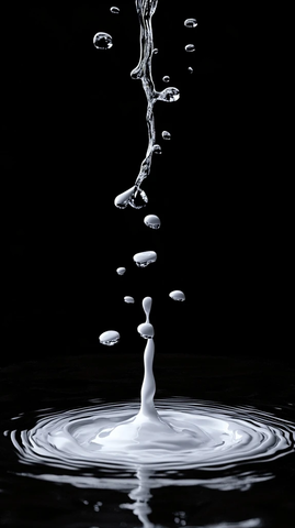 天花板漏水形成水洼