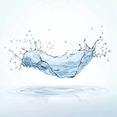 水平悬浮水花瞬间