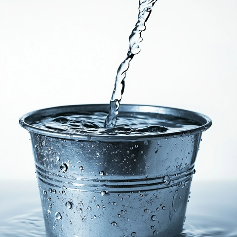 水桶逐渐注水过程