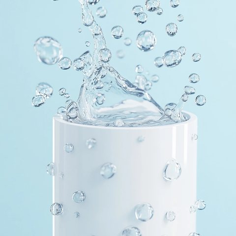 白色水过滤器背景图