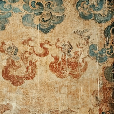 古代壁画中的飞天形象