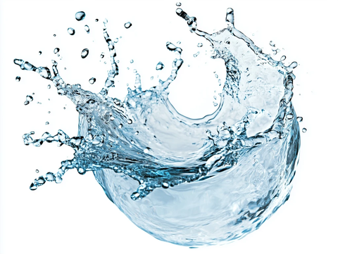 水波圆圈白色背景